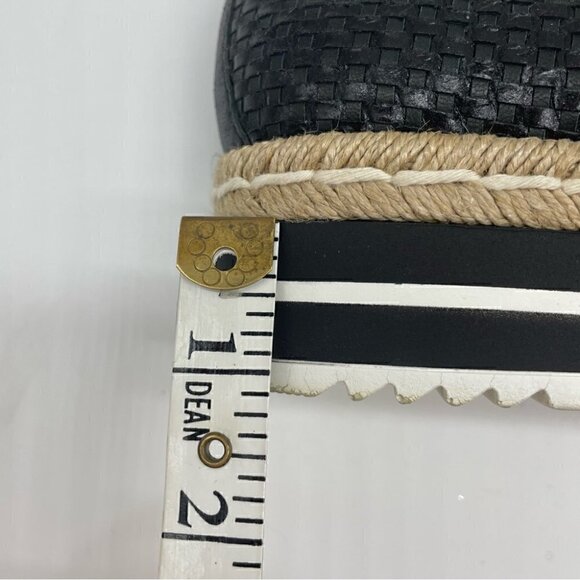 Pons Quintana Black Leather Lace Up Espadrilles, Sz EU 36 - Picture 13 of 15